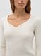 Long-sleeved T-shirt with sweetheart neckline_3