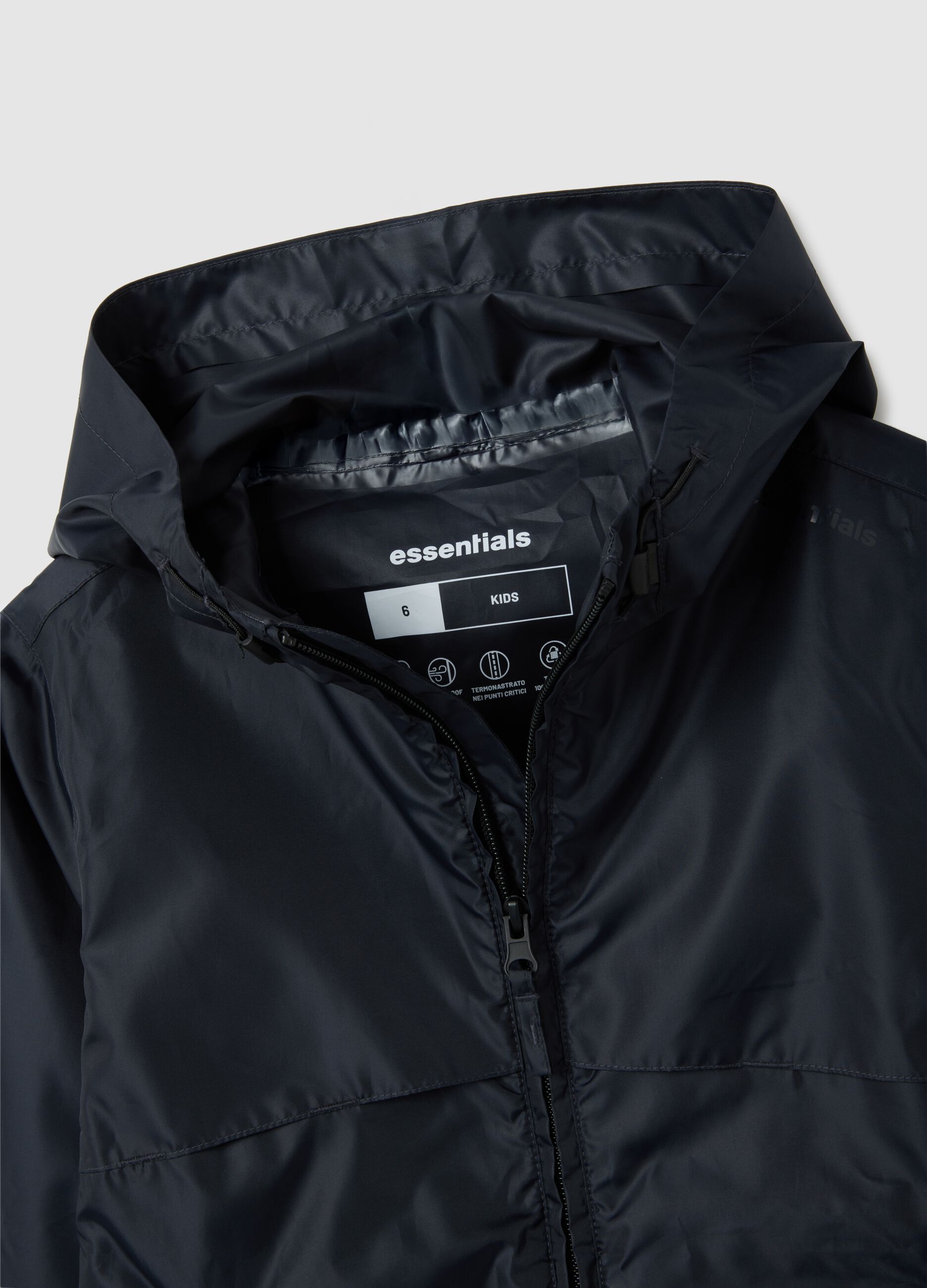 Boy's Blue Jacket with Hood