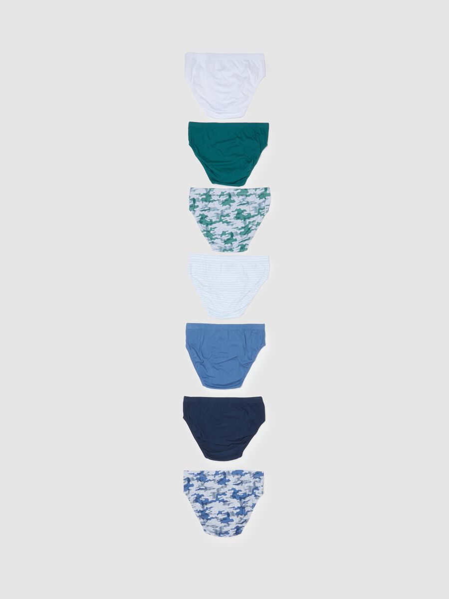 Set multipack slip da ragazzo in puro cotone multicolore regular fit_1