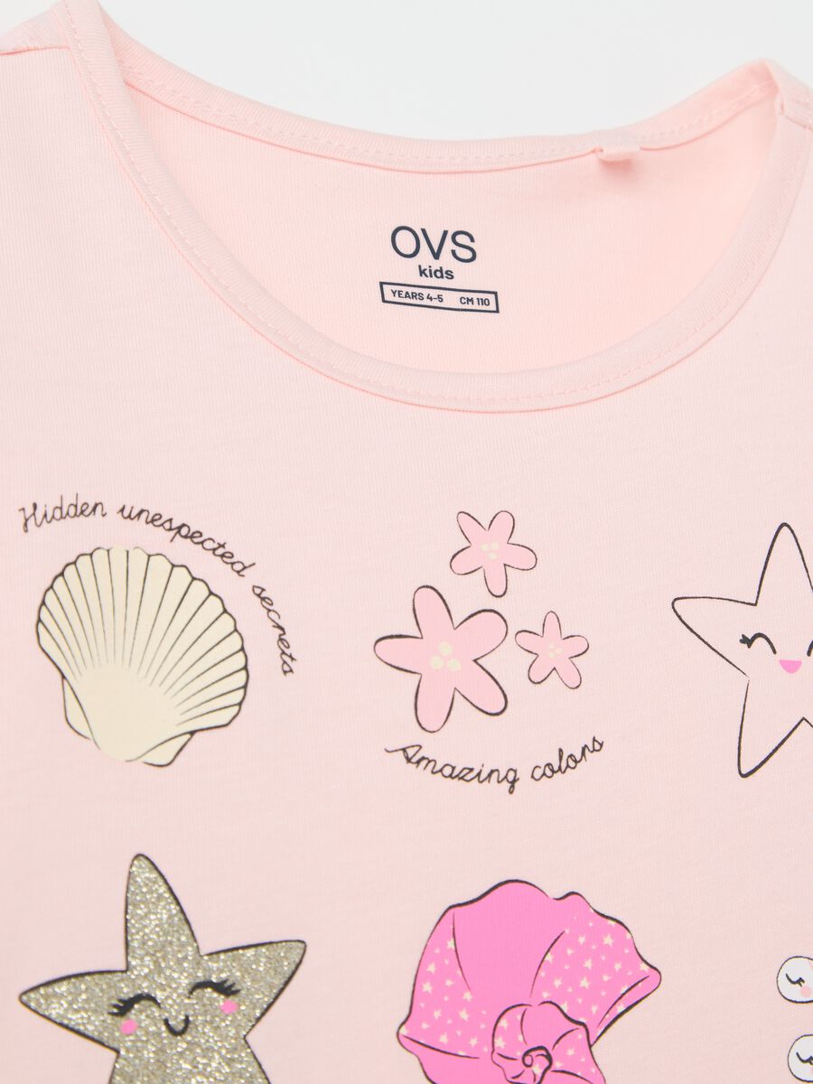 Pink and Black Jogging Set with OVS Kids Prints_3