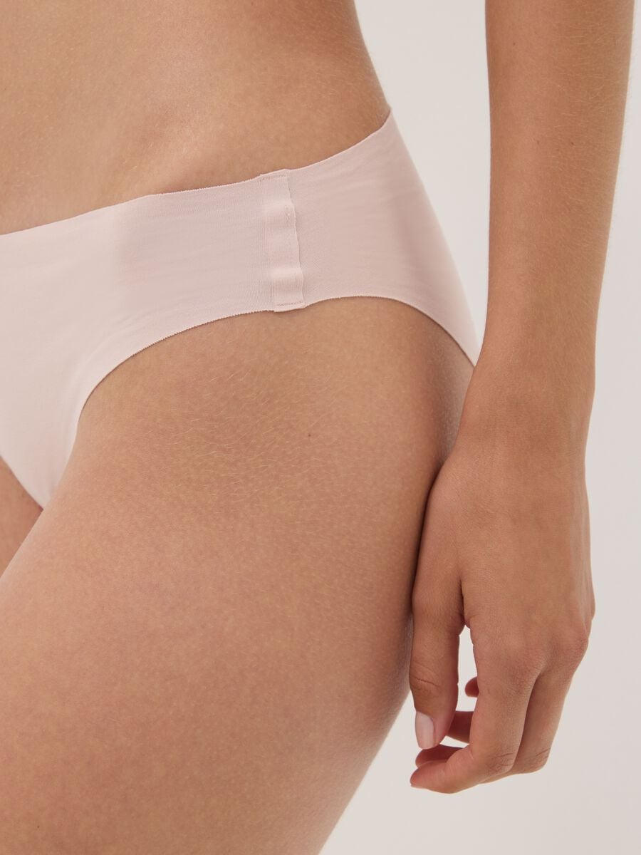 Slip rosa in cotone organico elasticizzato_2