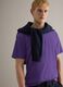 Violet pure cotton crew neck T-shirt relaxed fit_2