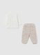 Multicolour striped cotton newborn set_1
