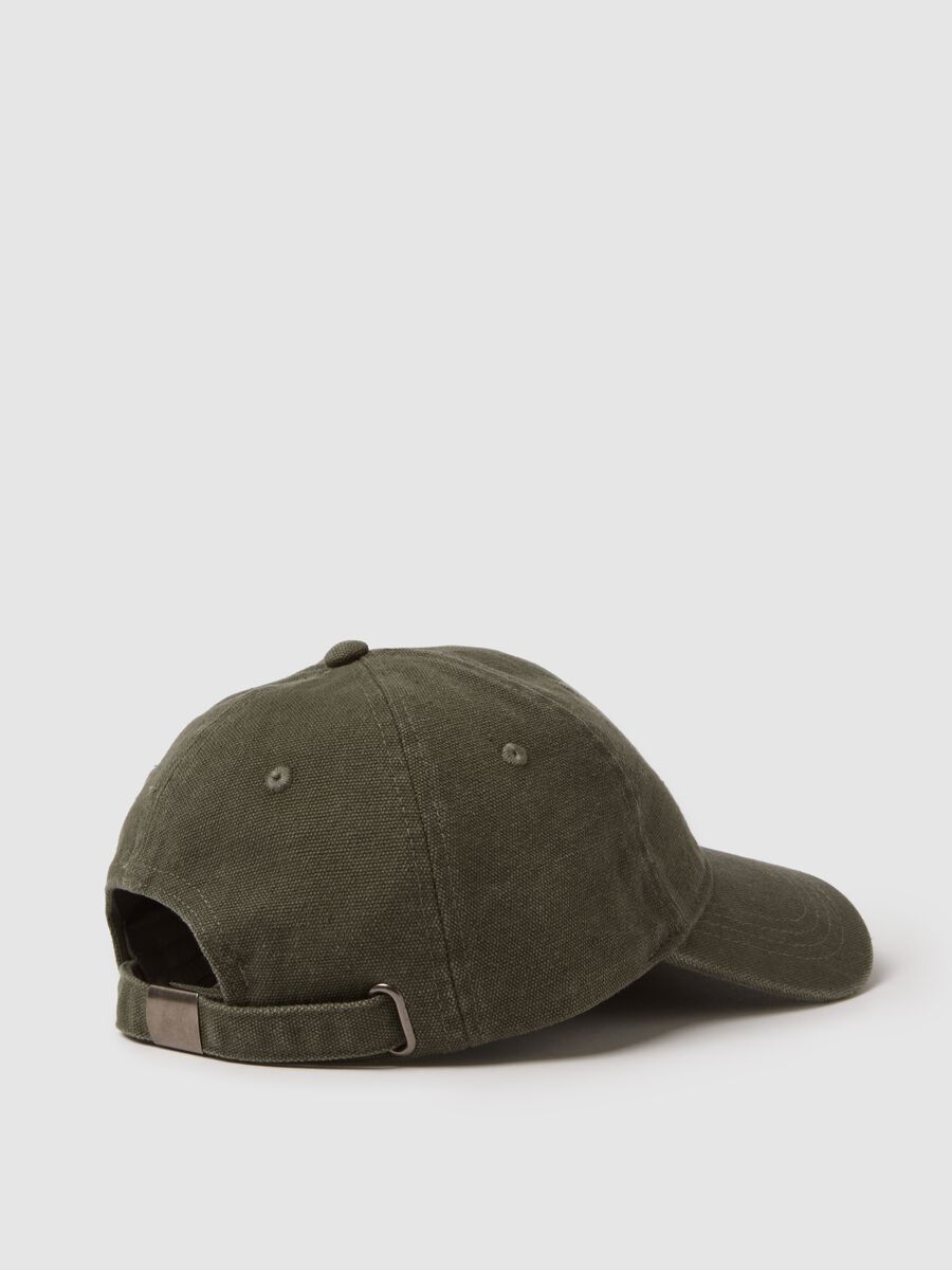Green Pure Cotton Baseball Cap_1