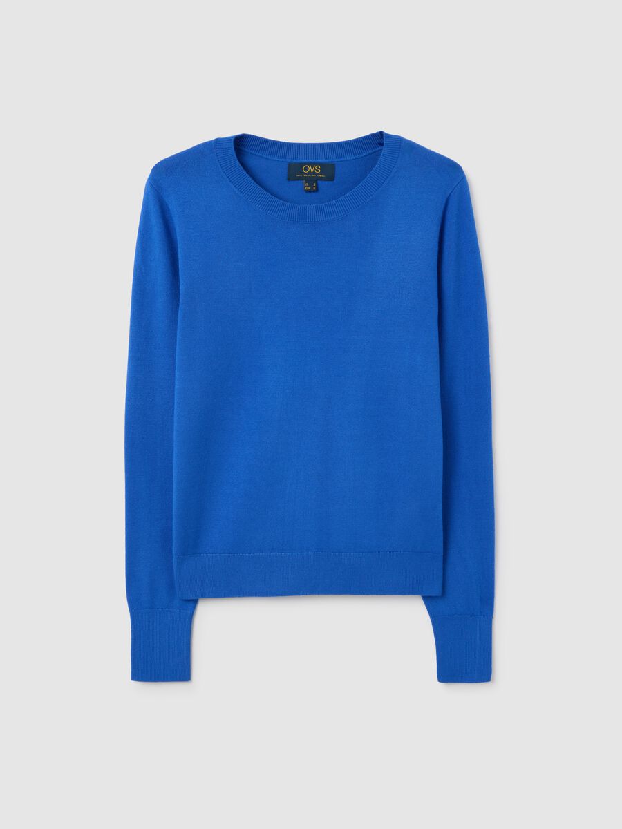 Blue Crew-Neck Jumper_4