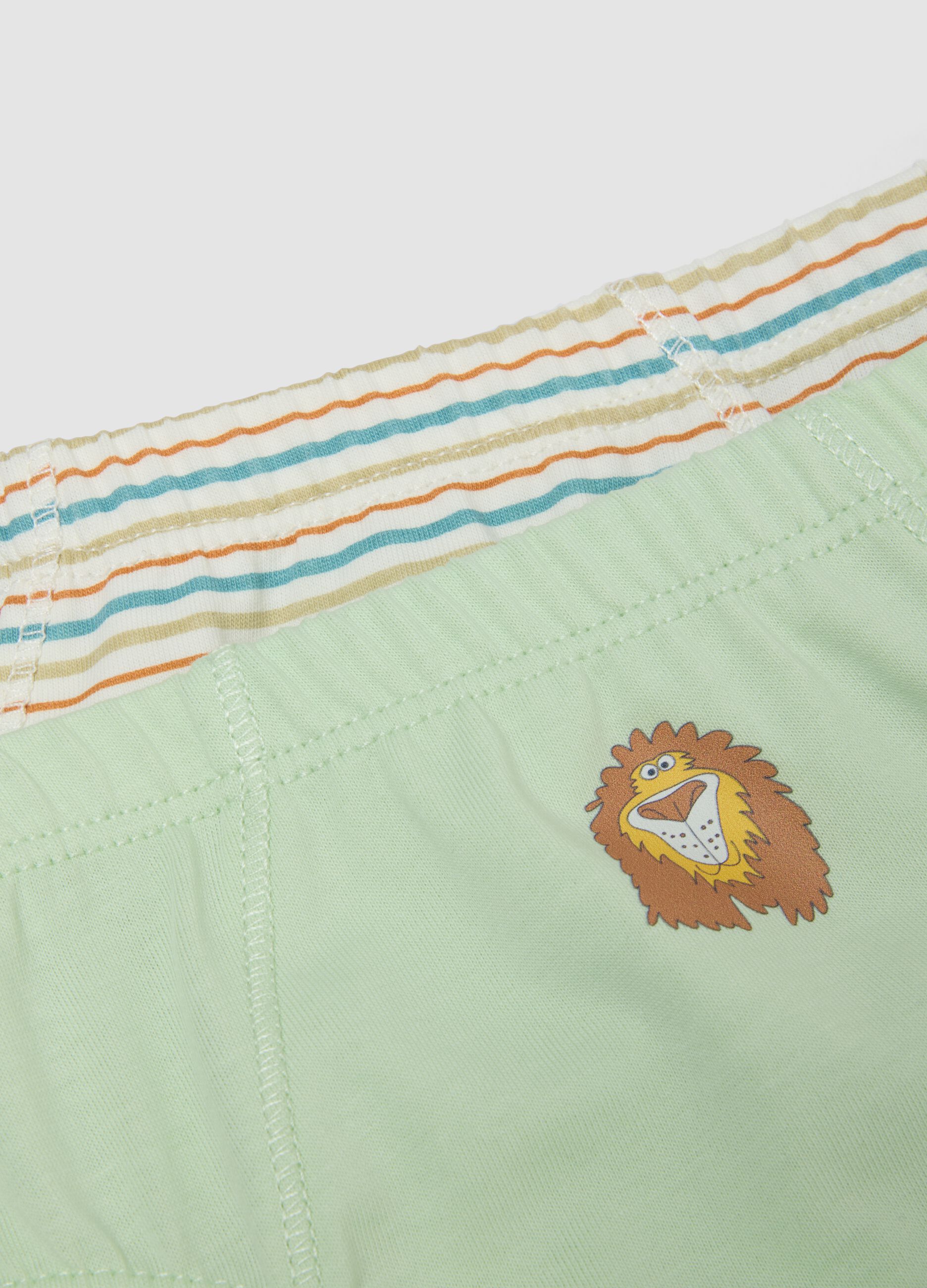 3-pack of multicoloured organic cotton briefs