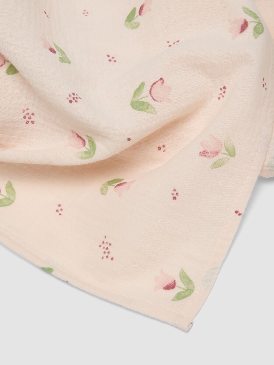 Bipack copertine rosa in puro cotone per neonata_2