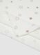 White star-print cot blanket with faux-fur feel_2
