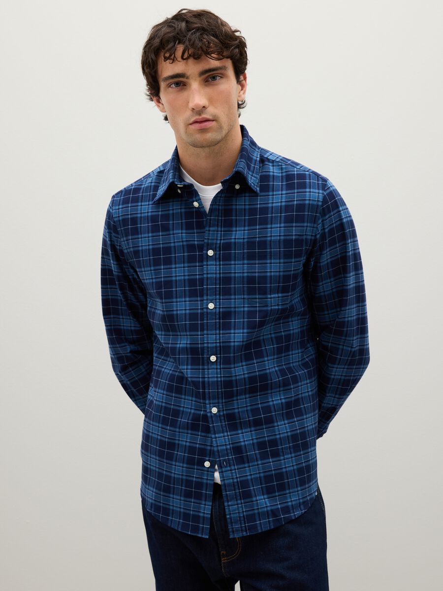 Multicolour pure cotton regular fit shirt_0