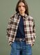 Camicia marrone a quadri in flanella di puro cotone regular fit_2