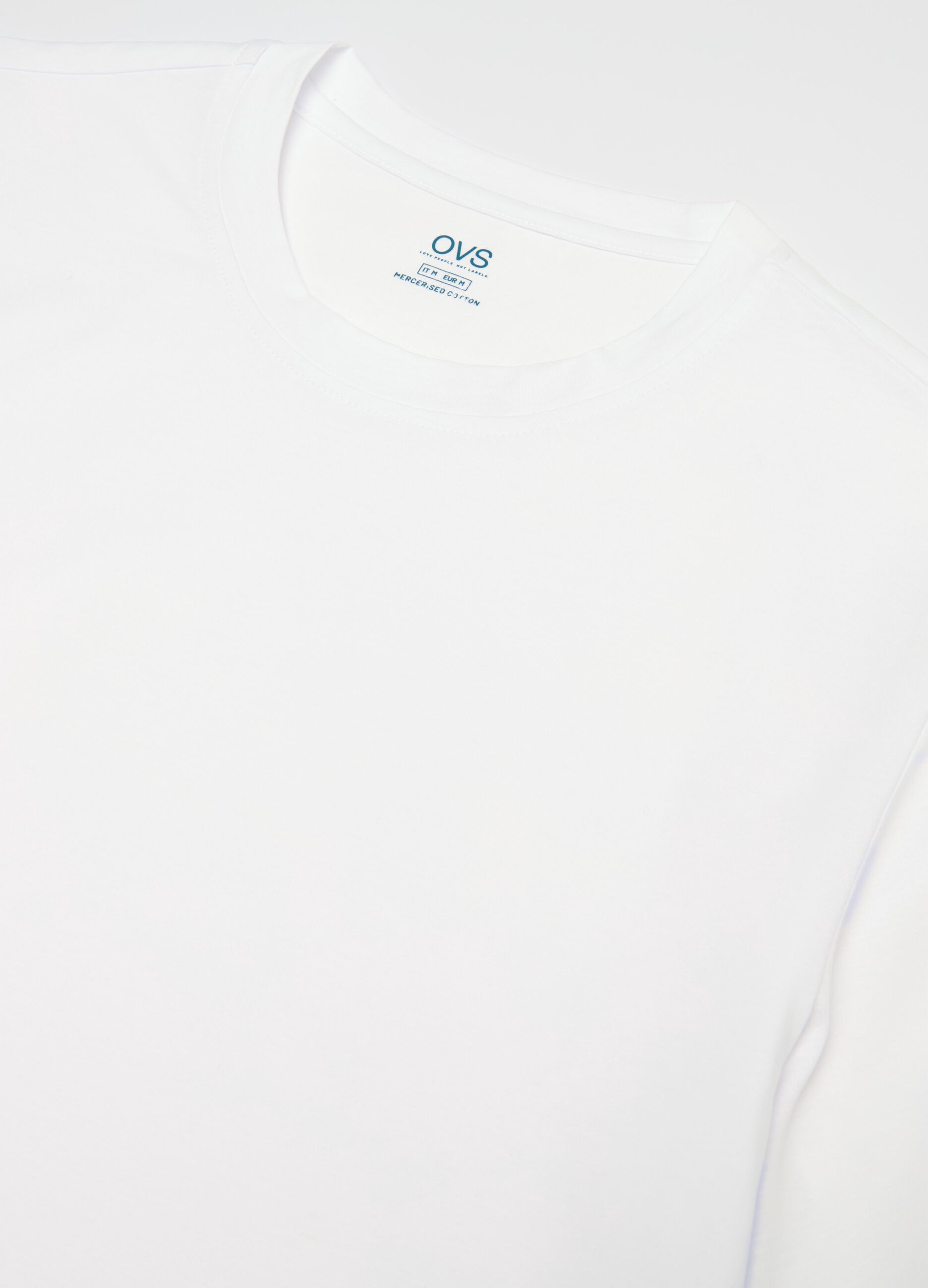 Undershirt in mercerised cotton