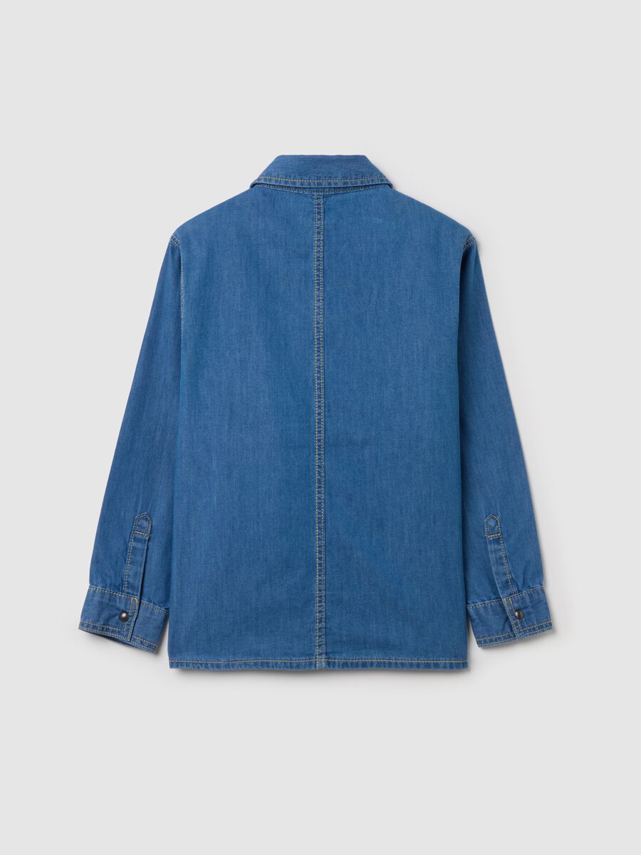 Denim shirt with pockets_1