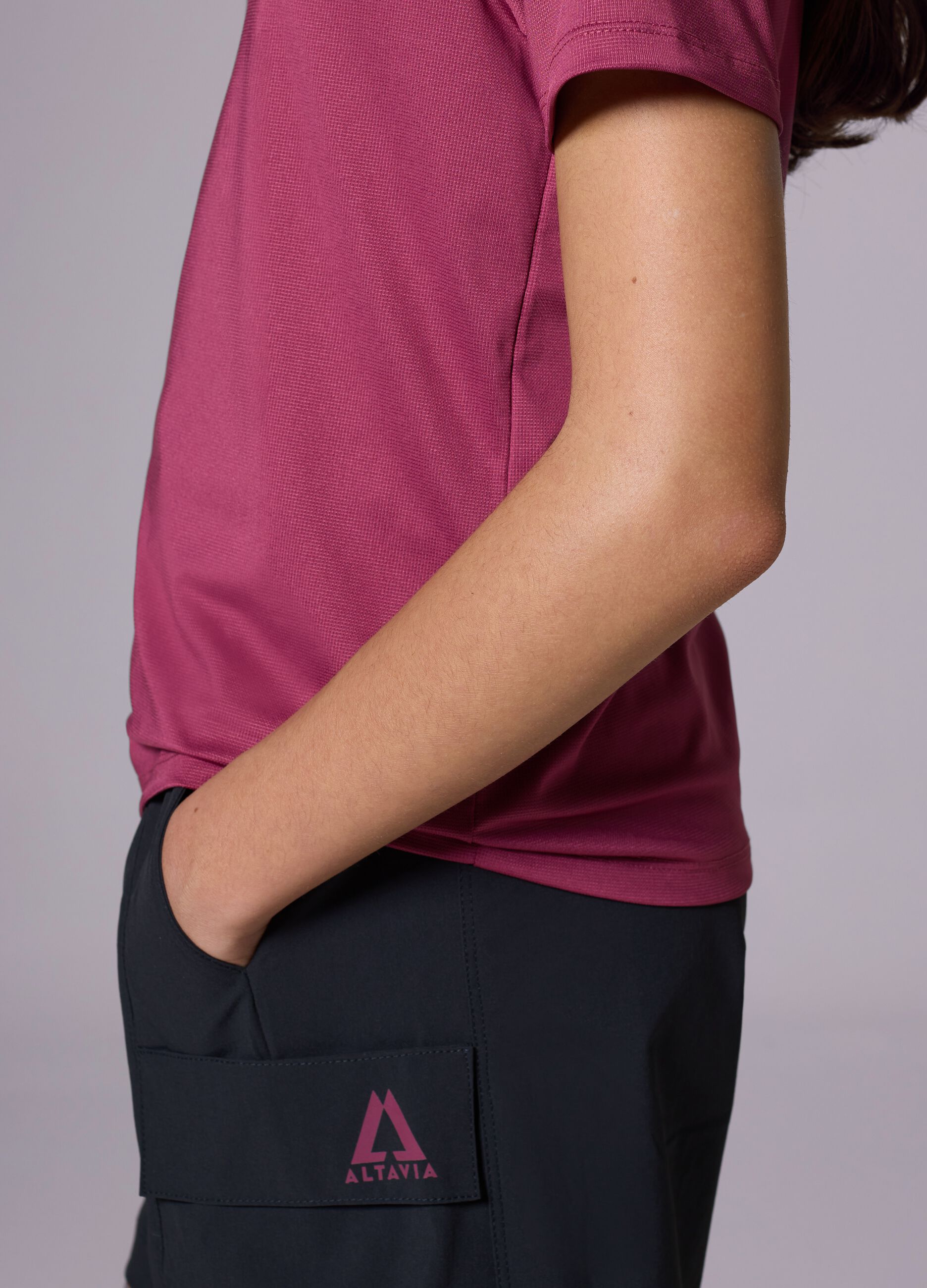 ALTAVIA WITH DEBORAH COMPAGNONI T-shirt in technical fabric