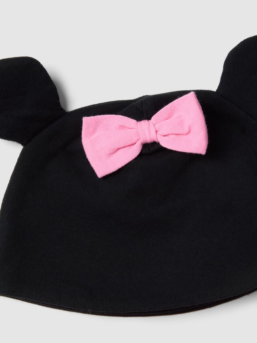 Set in puro cotone multicolor da neonata a forma di Minnie_3