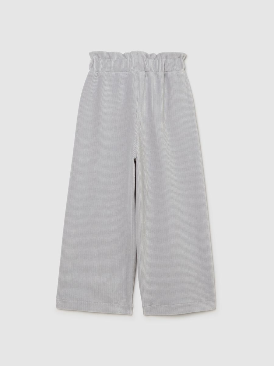 Girls Grey Culotte Trousers_1