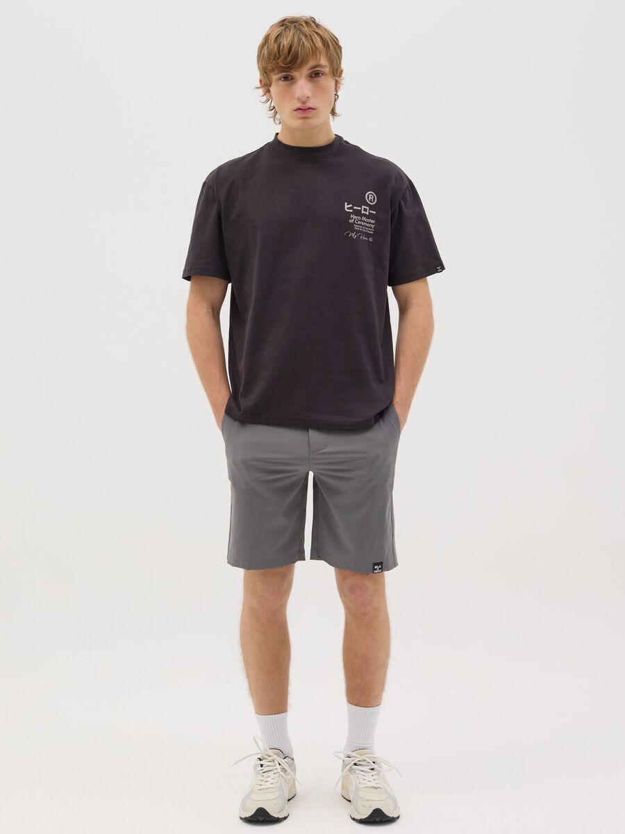 MILK+HERO Stretch Fabric Grey Swim Boxers_0