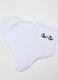 White Cotton Blend Embroidered Socks_2