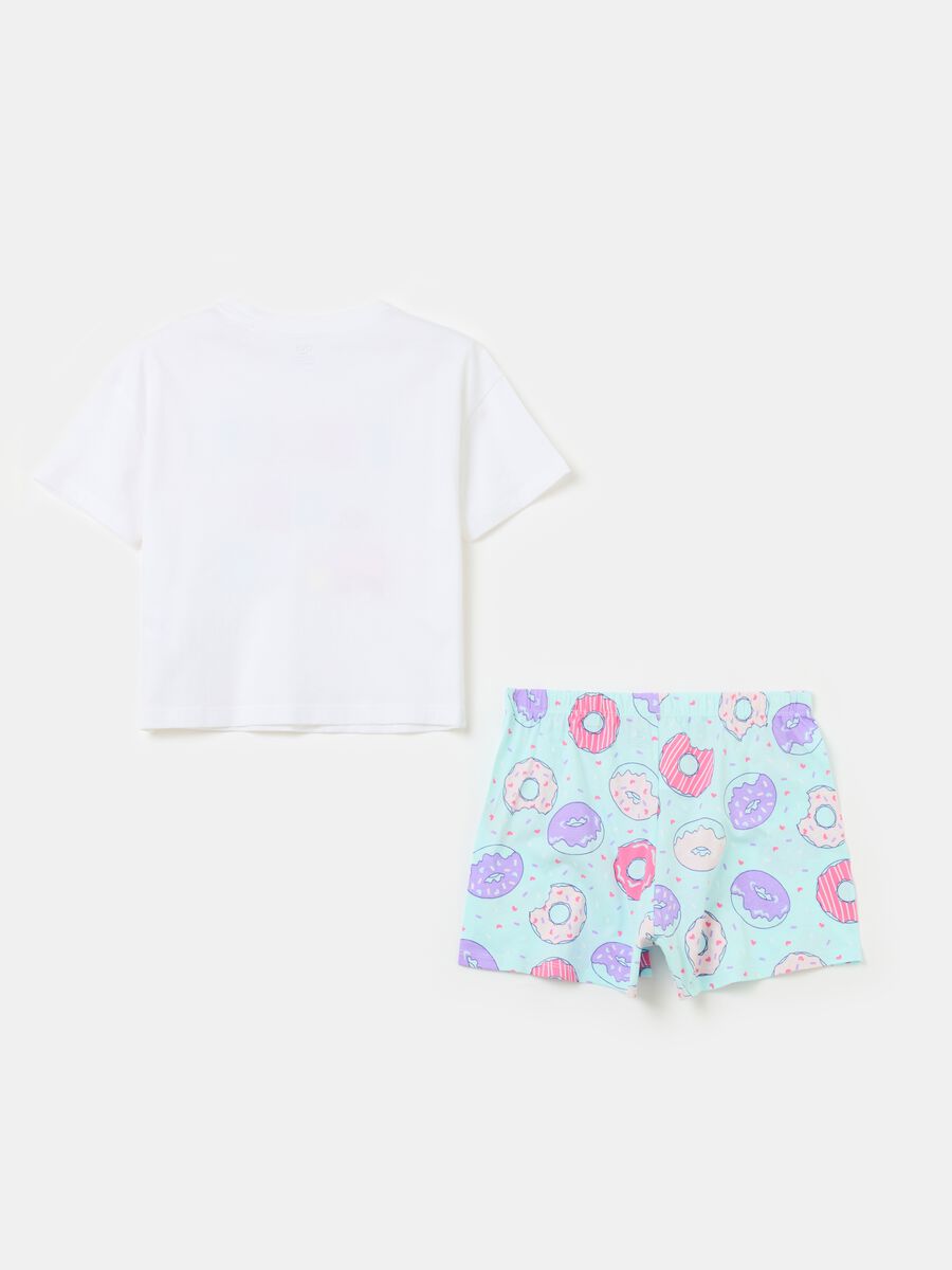 Organic cotton pyjamas with print_1