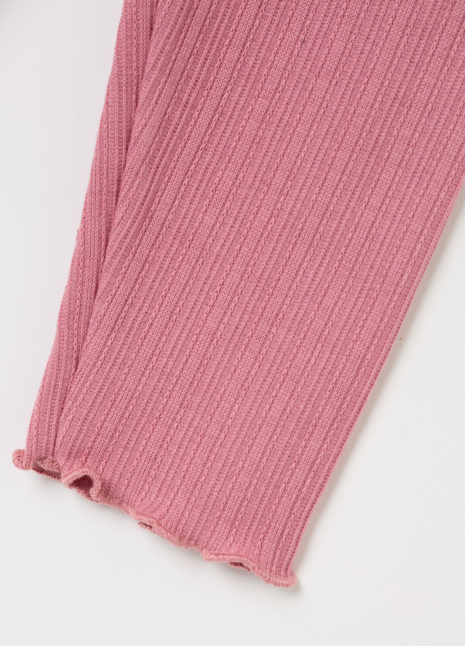 Leggings with jacquard weave