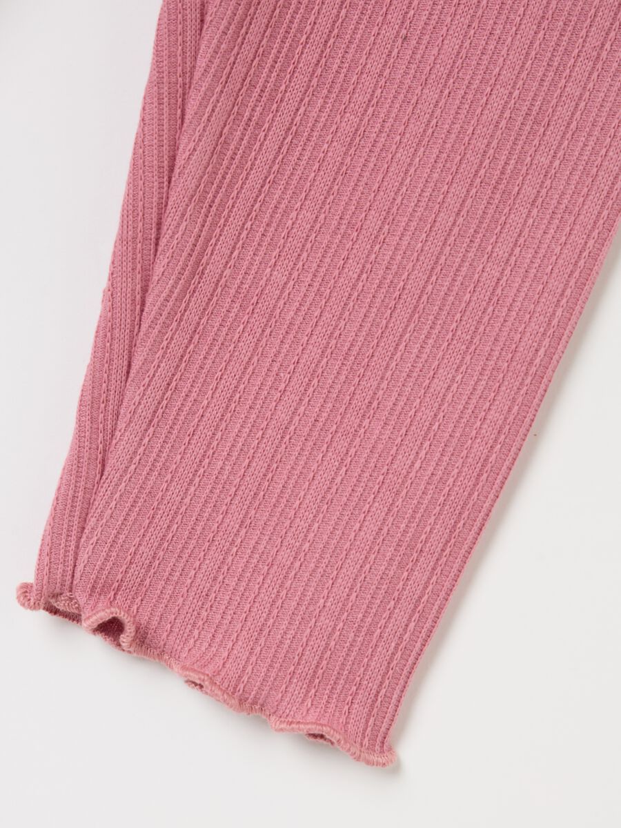 Leggings with jacquard weave_3