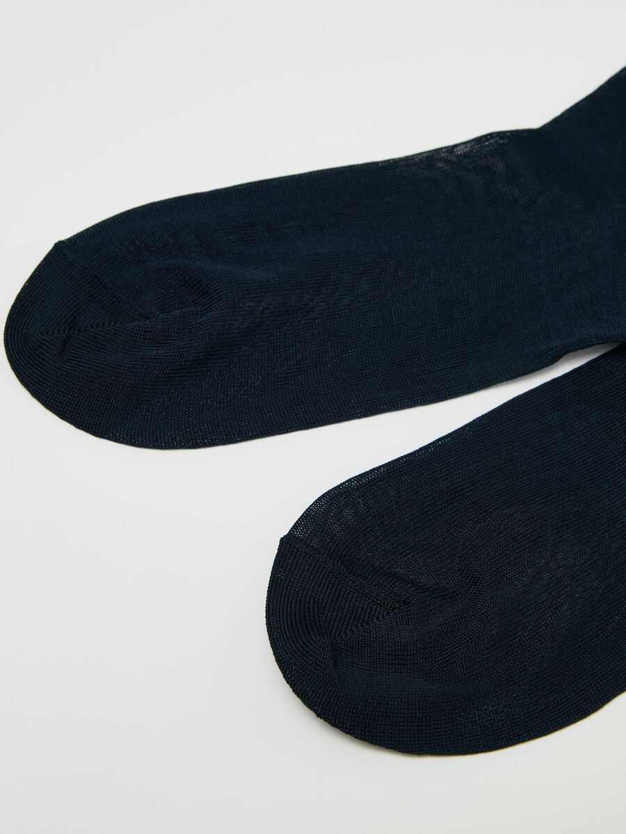 Three-pair pack midi socks in Scottish yarn_2