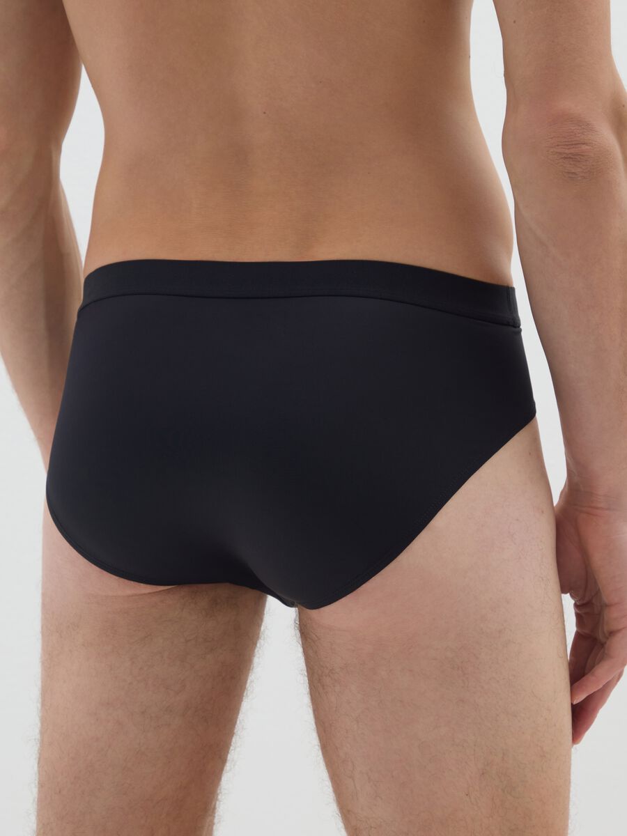 Tripack slip in tessuto elasticizzato neri_2