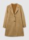 Beige Regular Fit Coat with Buttons_4