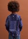 Blue pure cotton crew-neck T-shirt_2