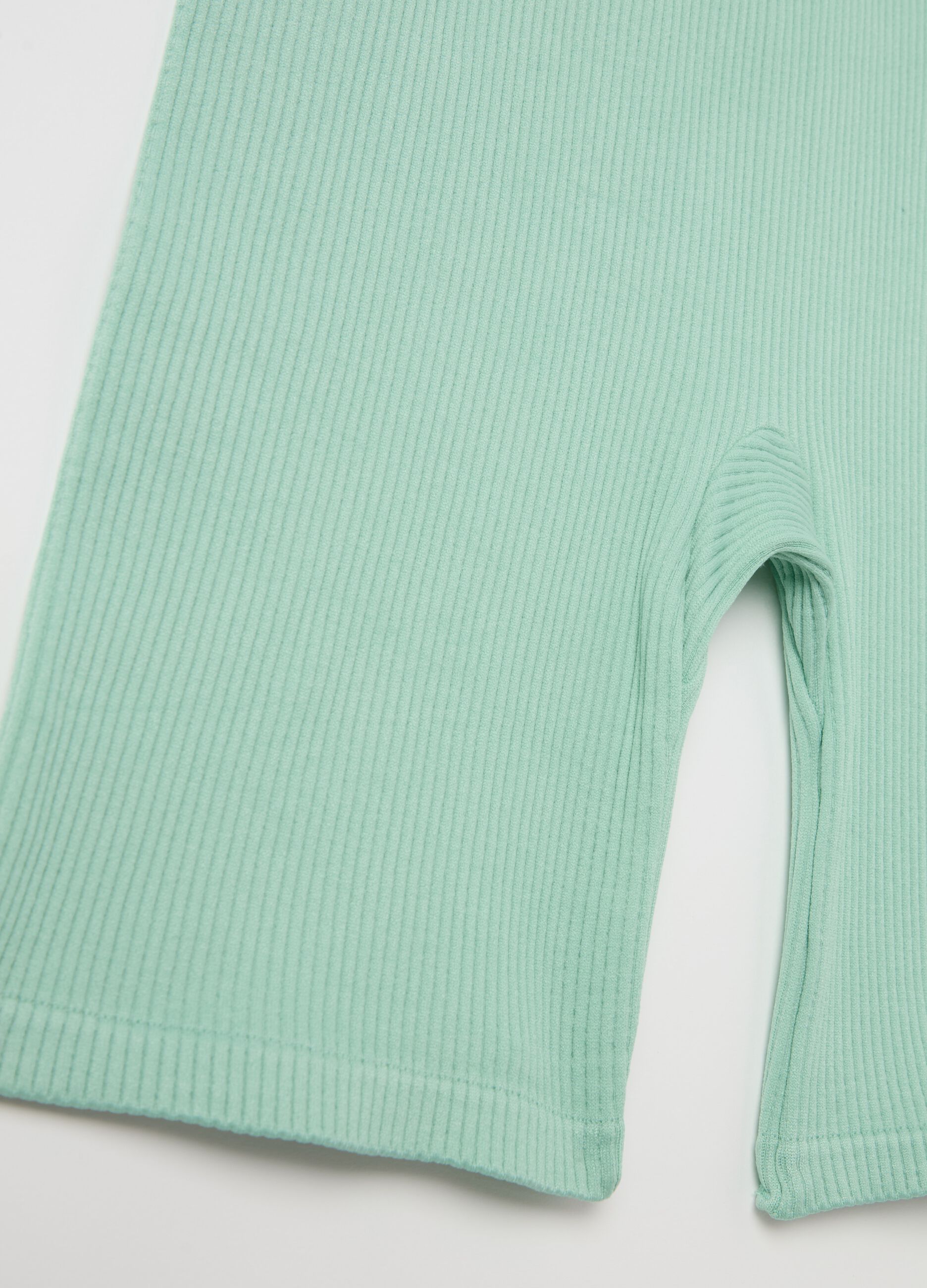 Ribbed cycle leggings