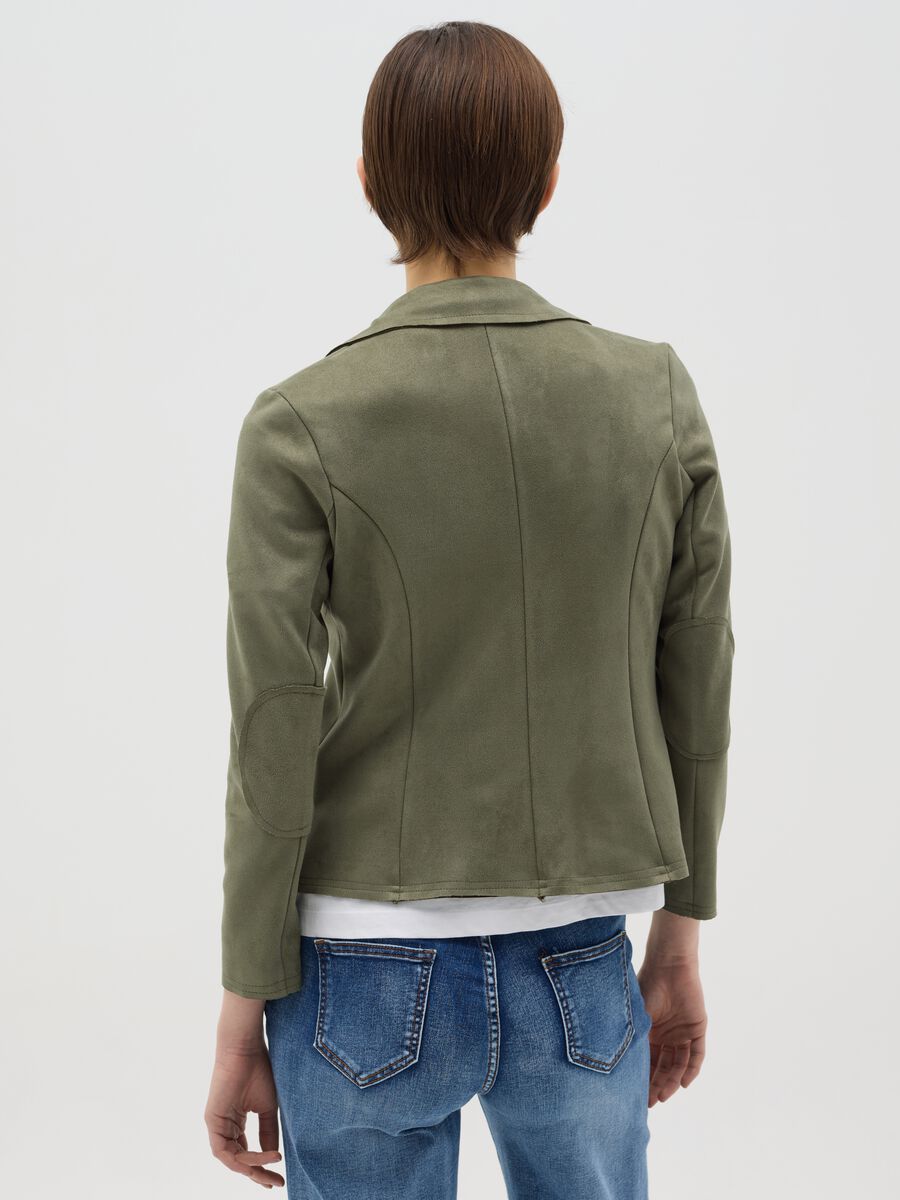 Short green suede jacket_2