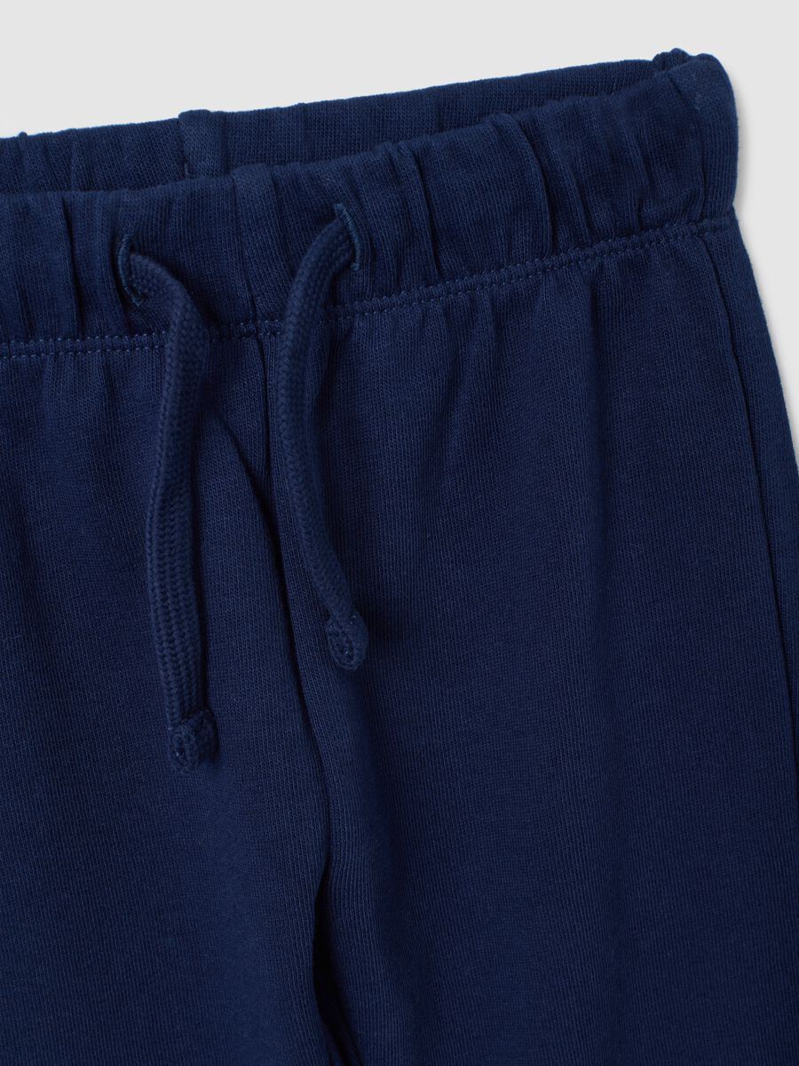 Bipack pantaloni da bambino in puro cotone blu regular fit_2
