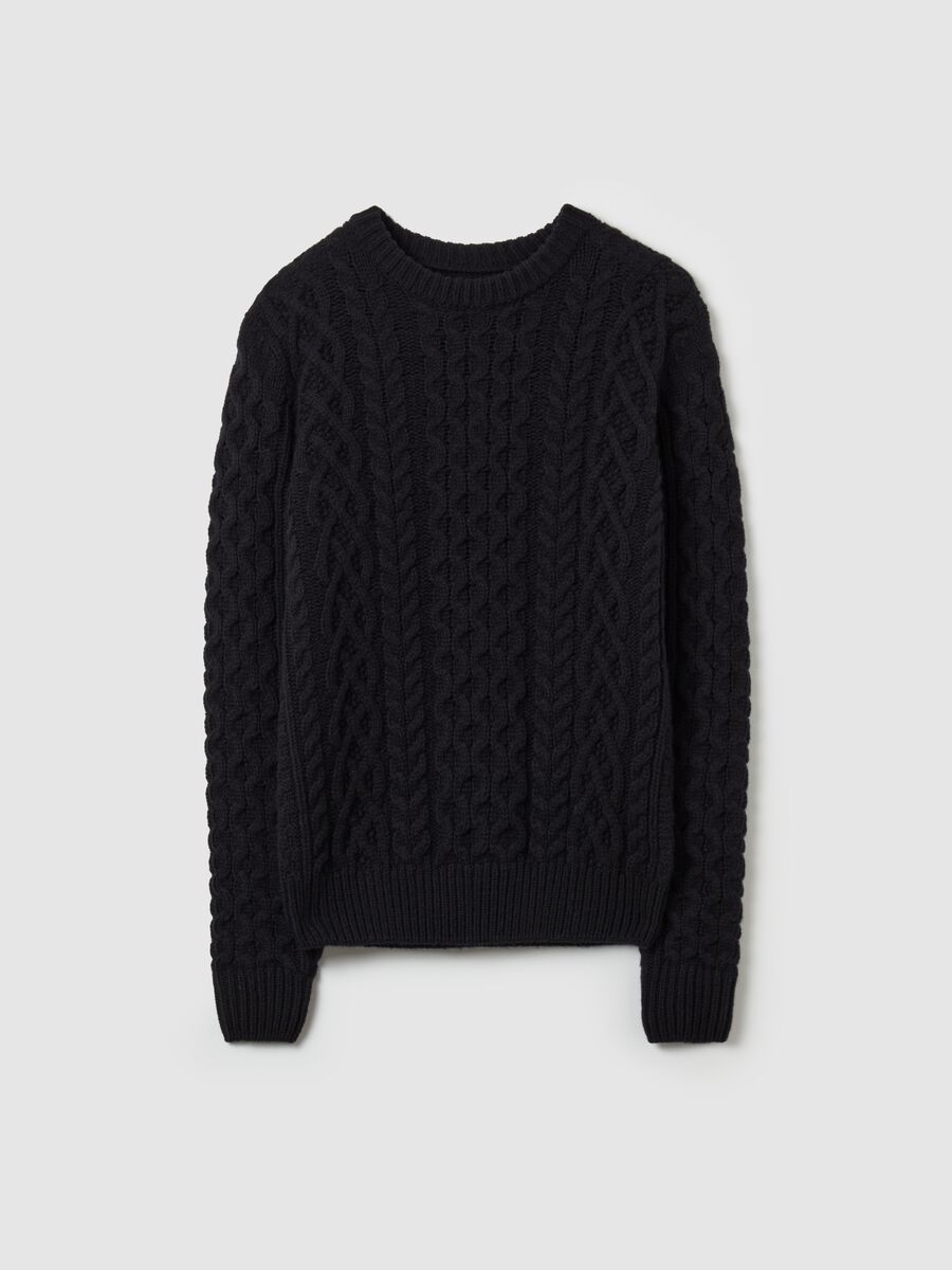 Pullover in braided wool_4