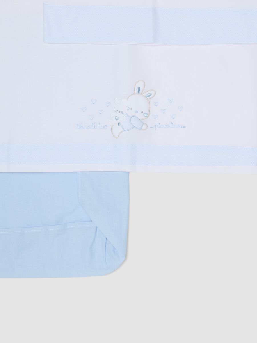 Set di lenzuola per culla in puro cotone multicolor da neonato_2