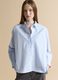 Light blue pure cotton shirt with classic collar, regular fit_2