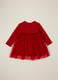 Red Dress with Tulle Skirt_1