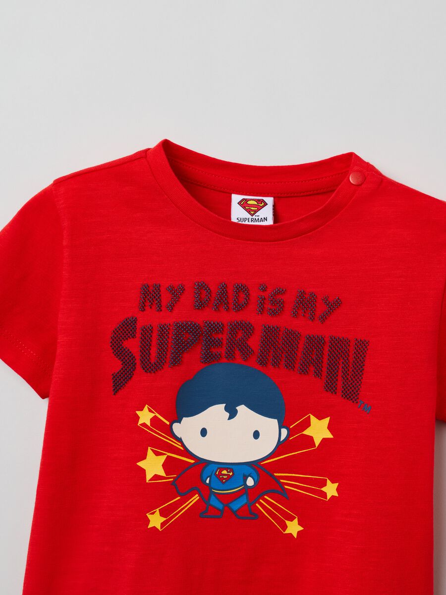 T-shirt in cotone con stampa Superman_2