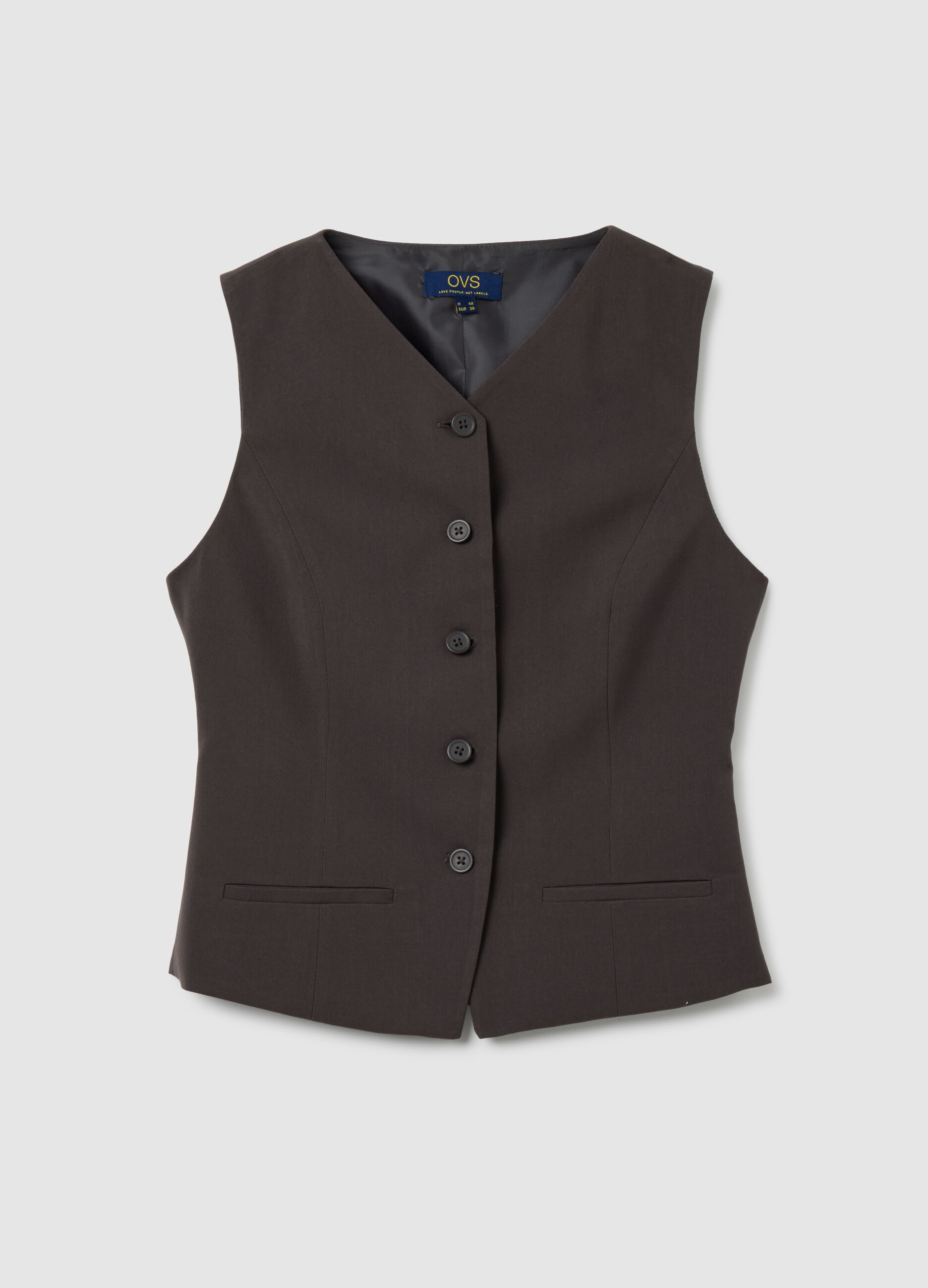Brown Slim Fit Blazer
