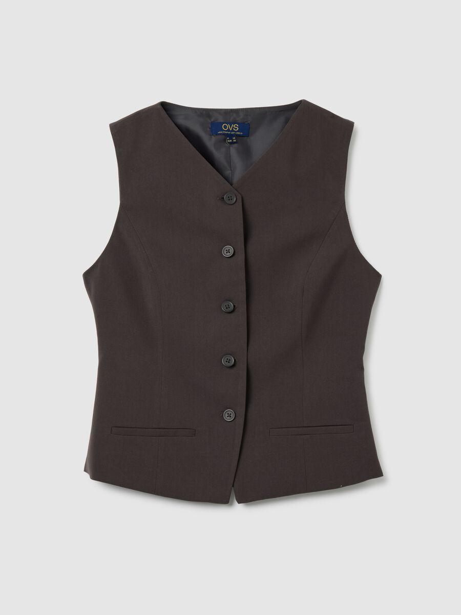 Brown Slim Fit Blazer_4