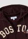 Brown cotton-blend hoodie with "Boston" slogan, relaxed fit_1