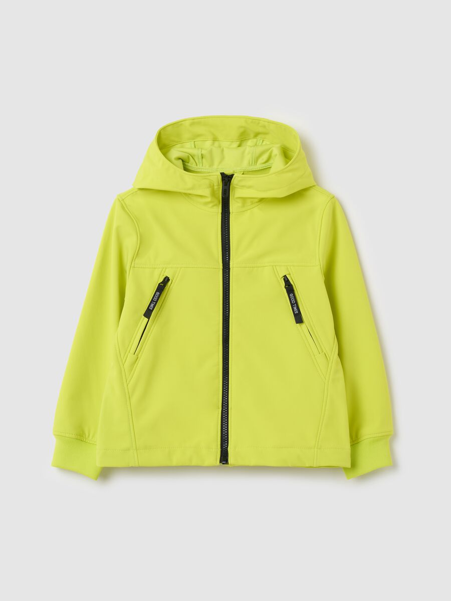 Water-repellent jacket with hood_0