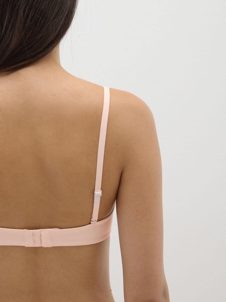 Pink Stretch Blend Bra_2