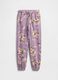 Purple Cotton-Blend Trousers_0