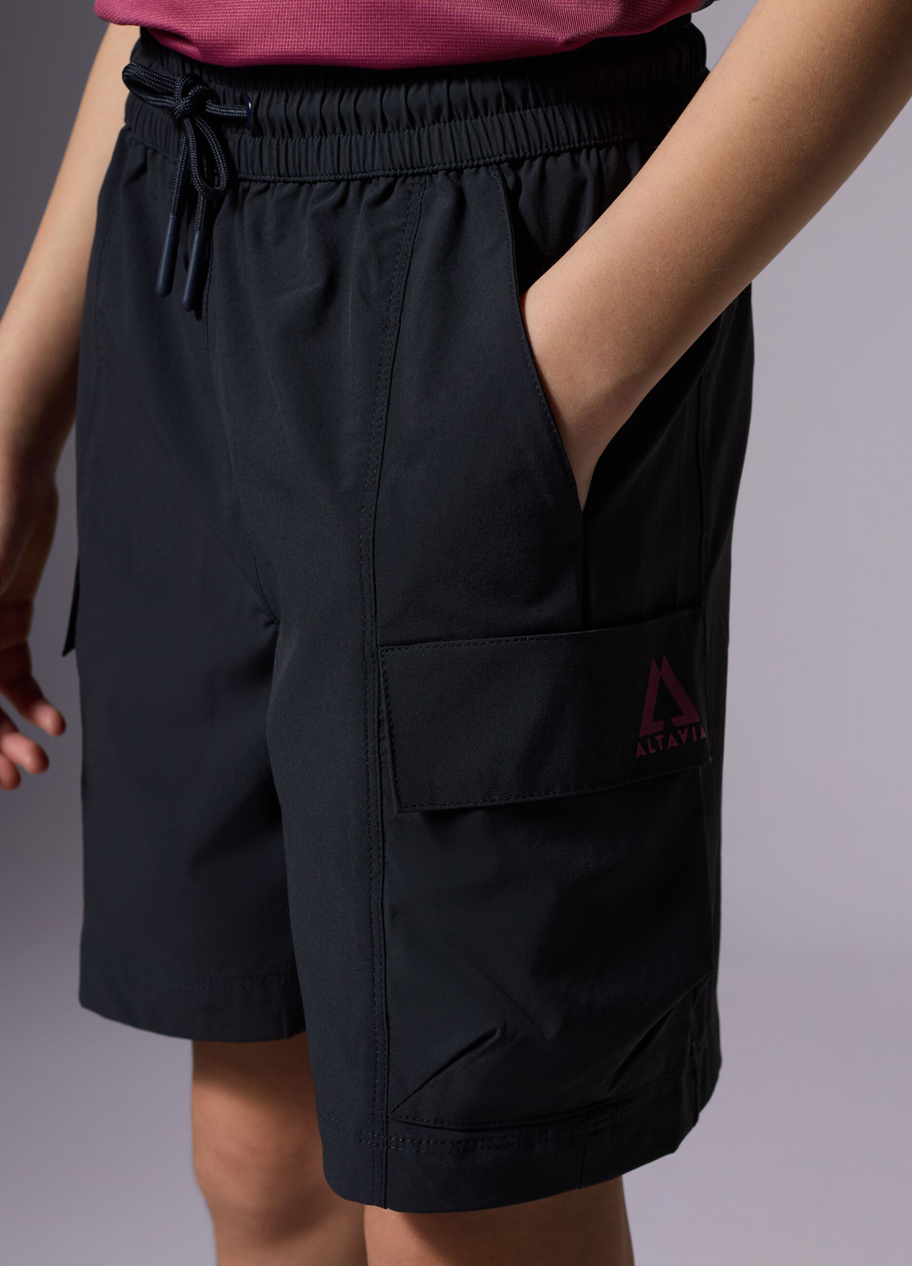 ALTAVIA WITH DEBORAH COMPAGNONI cargo Bermuda shorts with drawstring
