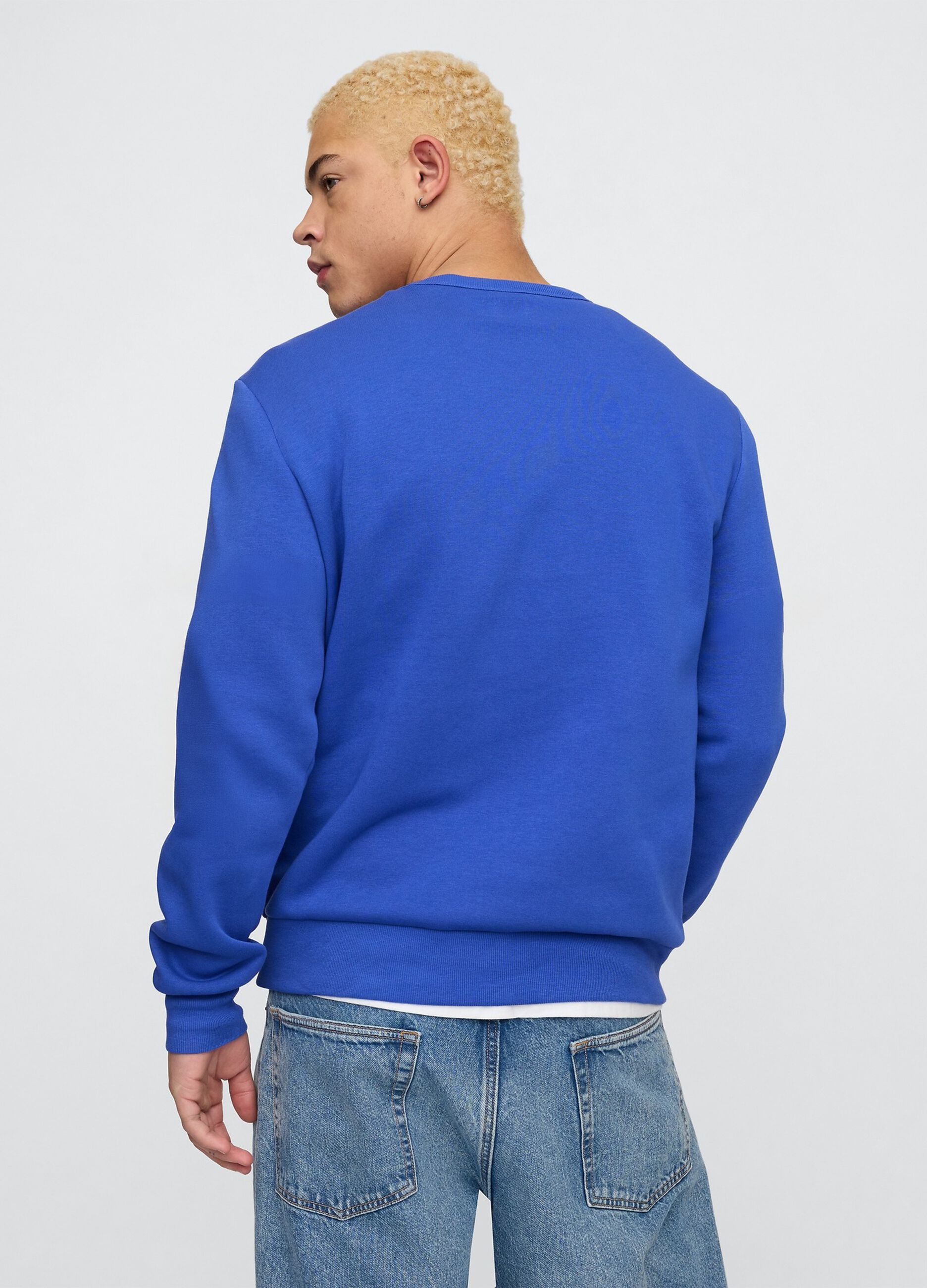 Gap blue sweatshirt in cotton and polyester blend