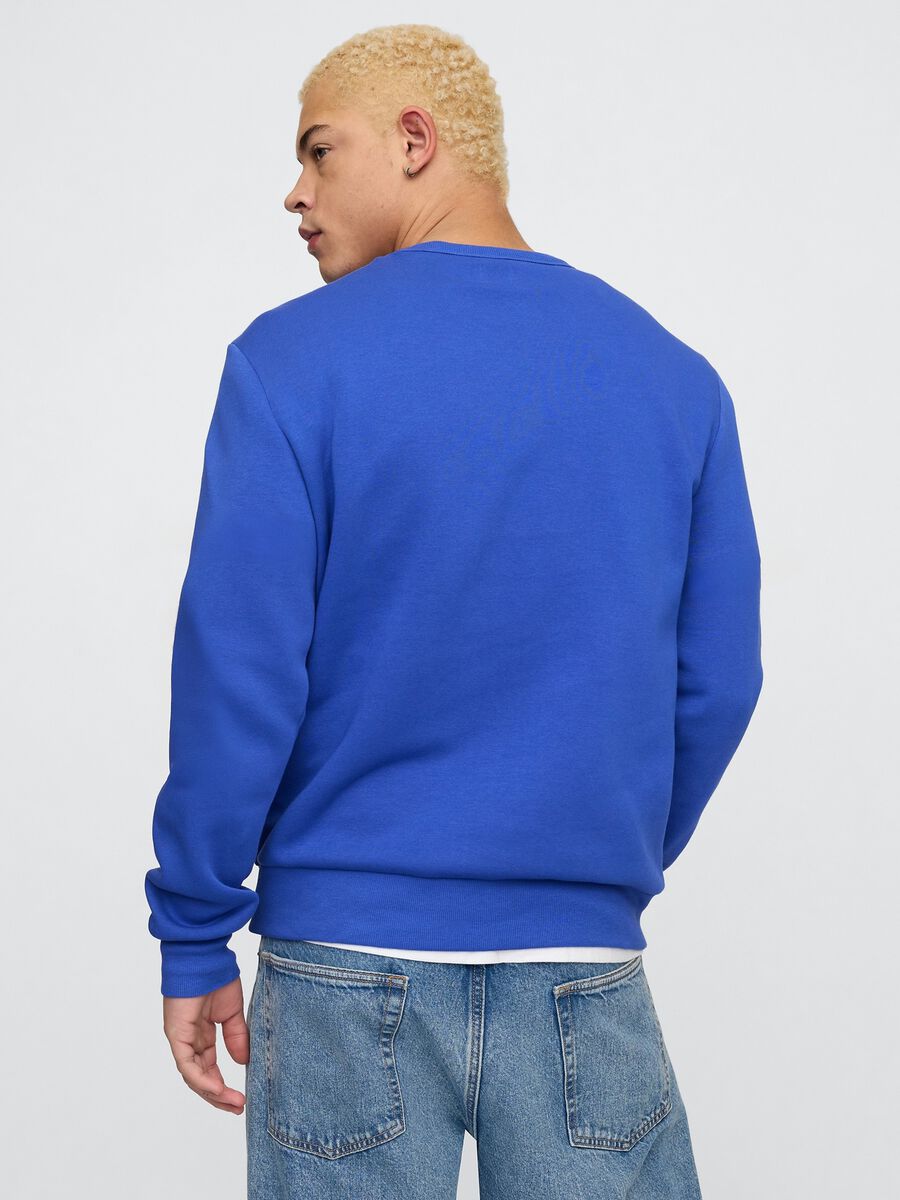 Gap blue sweatshirt in cotton and polyester blend_2