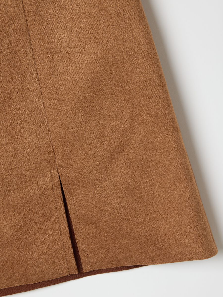 Brown mini skirt_5