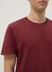 Burgundy pure cotton T-shirt_3