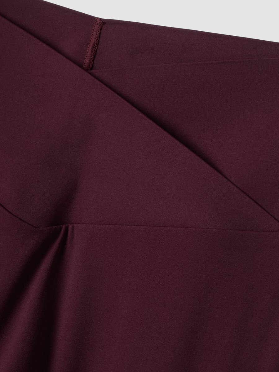 Leggings flare viola in tessuto elasticizzato ALTAVIA STUDIO_7