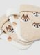 3-pack of multicolour short organic cotton blend socks for baby and toddler_1