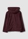 Parka viola con cappuccio e chiusura zip e bottoni_6